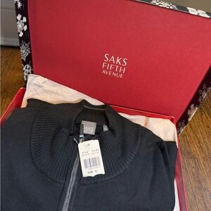 Saks Fifth Avenue Black Sweater